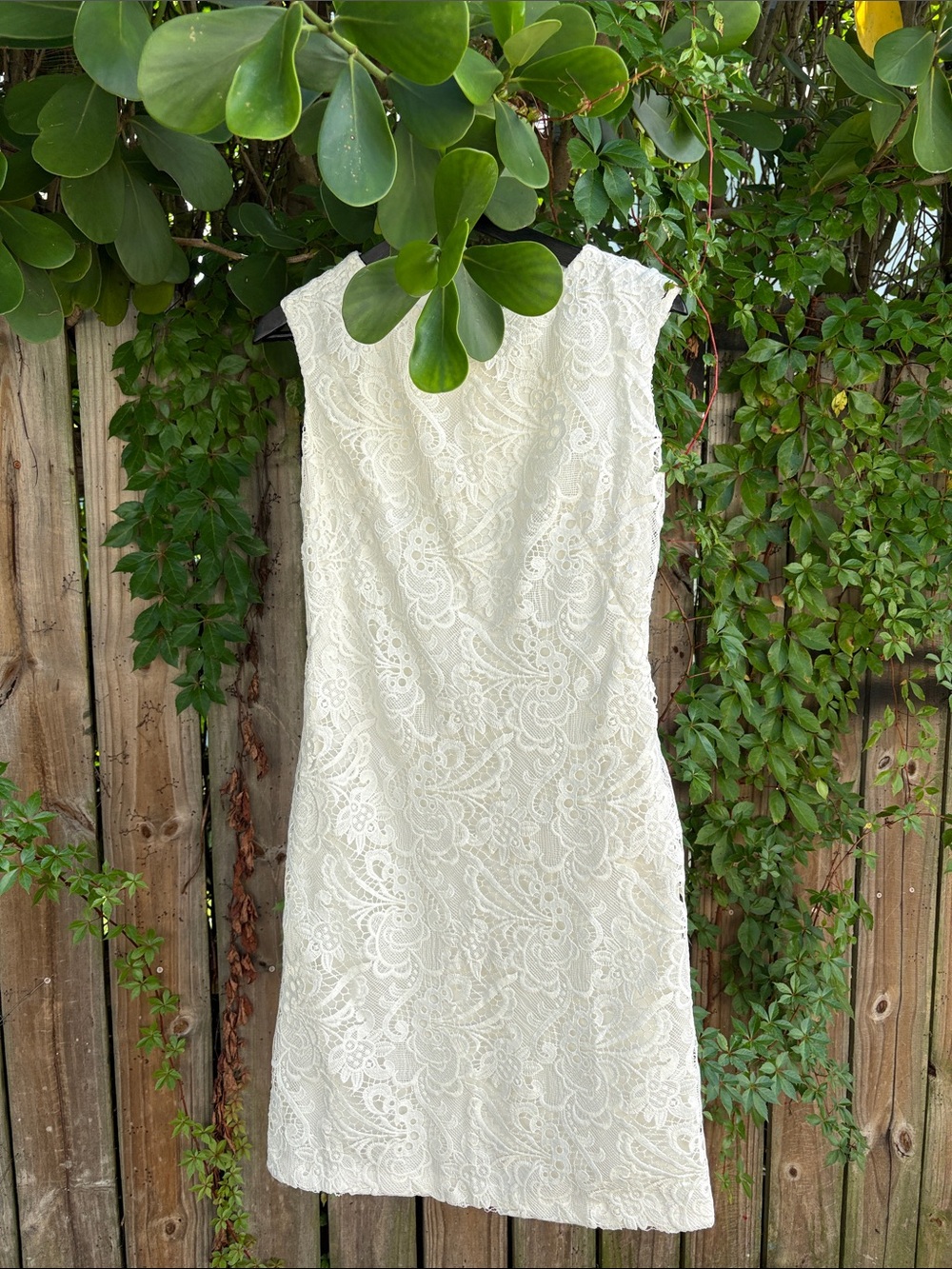 Ralph Lauren Ivory Lace Mini Dress